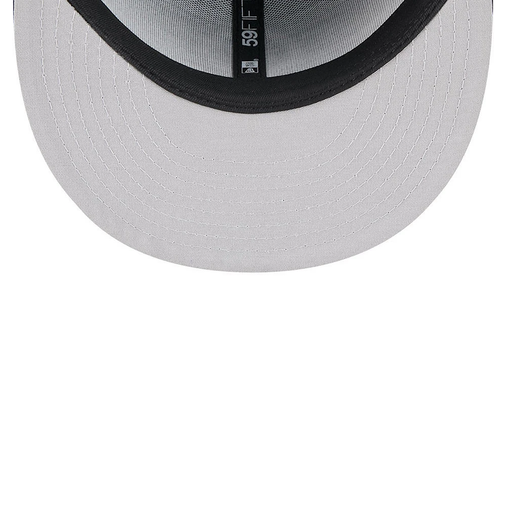 Casquette ajustée 59FIFTY Akron RubberDucks noire New Era pour homme
