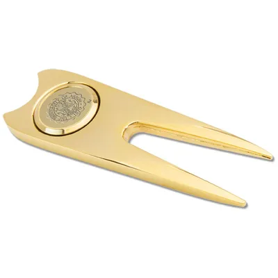 Akron Zips Golf Divot Repair Tool - Gold