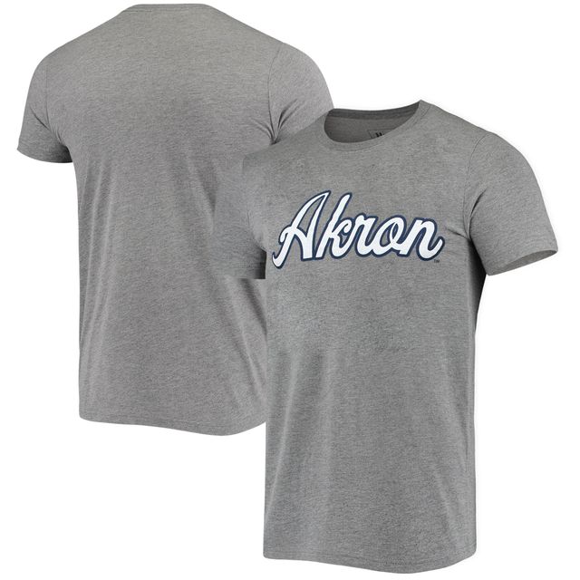 T-shirt Homefield gris chiné Akron Zips Vintage Script pour homme