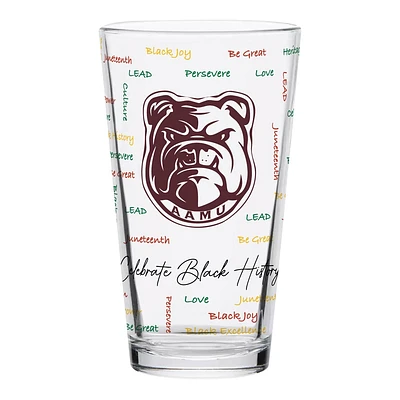 Bulldogs A&M de l'Alabama 16oz. Verre à pinte