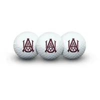 Lot de 3 balles de golf A&M Bulldogs de WinCraft Alabama