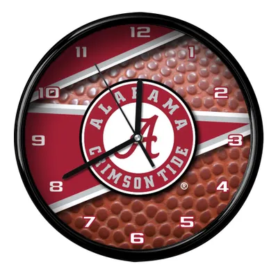 Alabama Crimson Tide 12'' Football Clock