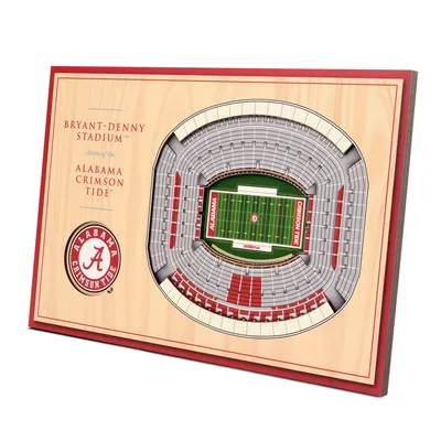 Alabama Crimson Tide 14'' x 10.5'' 3D StadiumViews Desktop Display