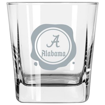 Alabama Crimson Tide 14oz. Frost Stamp Old Fashioned Glass