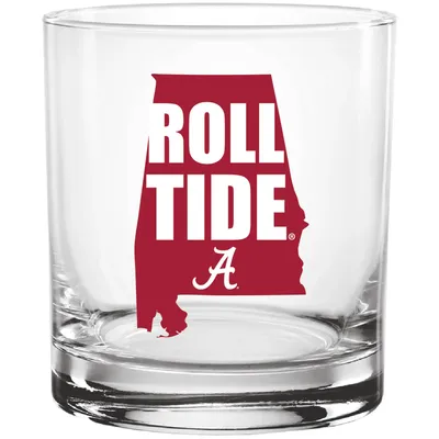 Alabama Crimson Tide 14oz. Hometown Rocks Glass