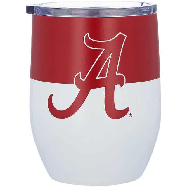 Alabama Crimson Tide 16 oz. Gobelet incurvé en acier inoxydable Colorblock