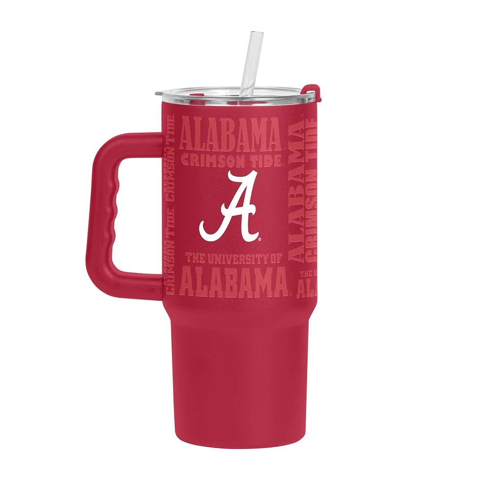 Gobelet à revêtement en poudre Replay de 24 oz de Crimson Tide d'Alabama