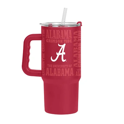 Gobelet à revêtement en poudre Replay de 24 oz de Crimson Tide d'Alabama