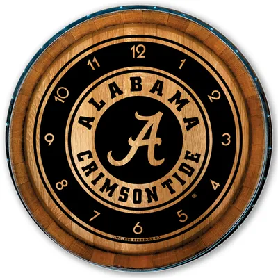 Alabama Crimson Tide 27" Barrelhead Clock