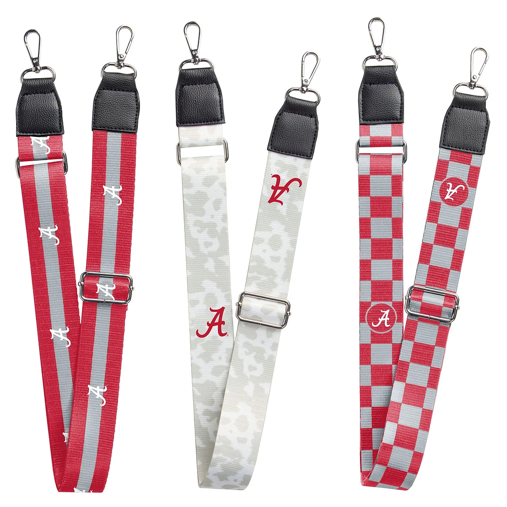 Alabama Crimson Tide 3-Pack Bag Strap Set