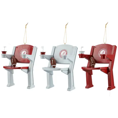 Alabama Crimson Tide 3-Pack Stadium Seat Ornament Set