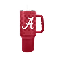 Verre à damier en acier inoxydable Alabama Crimson Tide de 40 oz