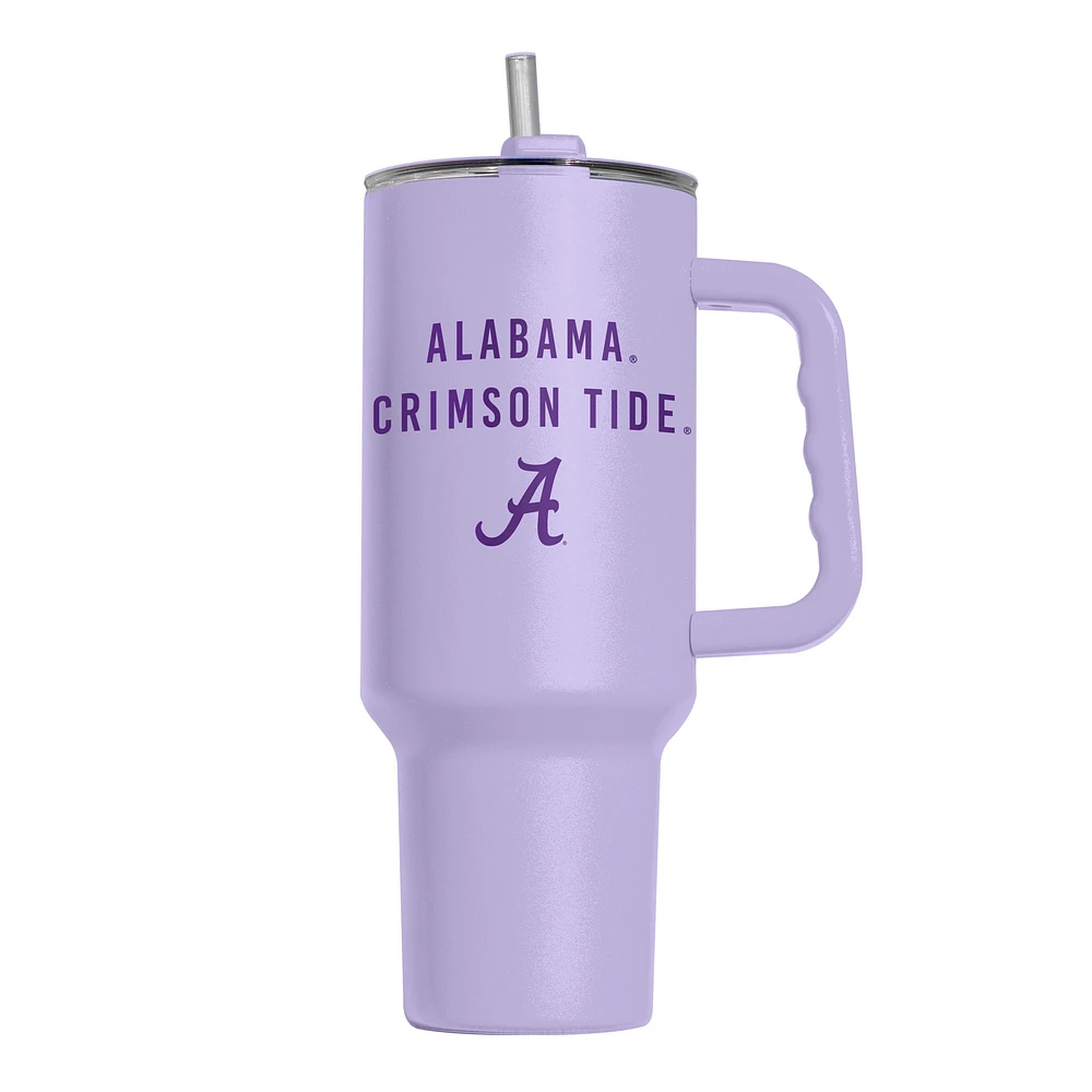 Marée pourpre de l'Alabama 40oz. Gobelet doux au toucher lavande