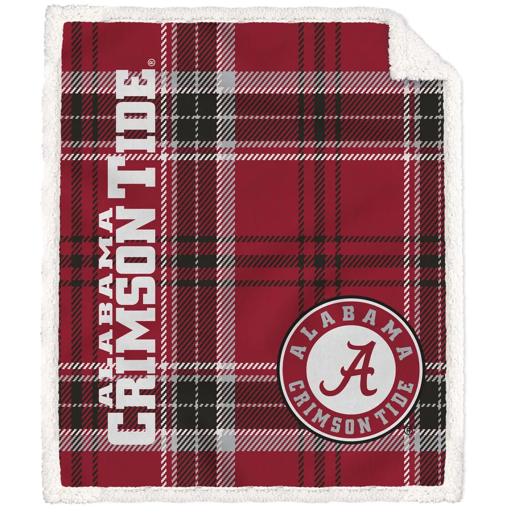 Alabama Crimson Tide 50'' x 60'' Plaid Ultra Fleece Throw Blanket