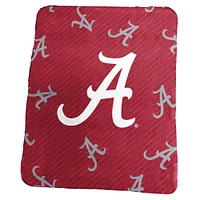 Alabama Crimson Tide 50" x 60" Repeating Logo Classic Plush Throw Blanket