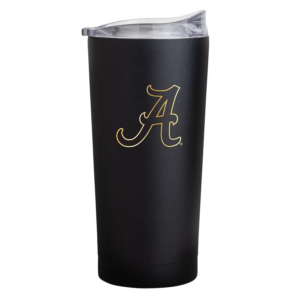 Alabama Crimson Tide Black Foil 20oz. Powder Coat Tumbler