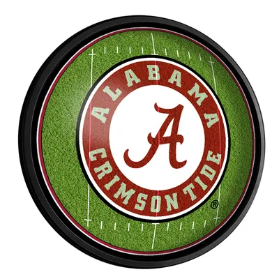 Alabama Crimson Tide Football 18'' Round Slimline Illuminated Wall Sign