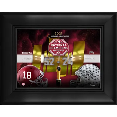 Alabama Crimson Tide Fanatics Authentic Framed 5" x 7" College Football Playoff 2020 National Champions Collage
