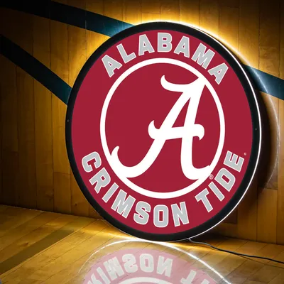 Alabama Crimson Tide LED XL Round Wall Décor