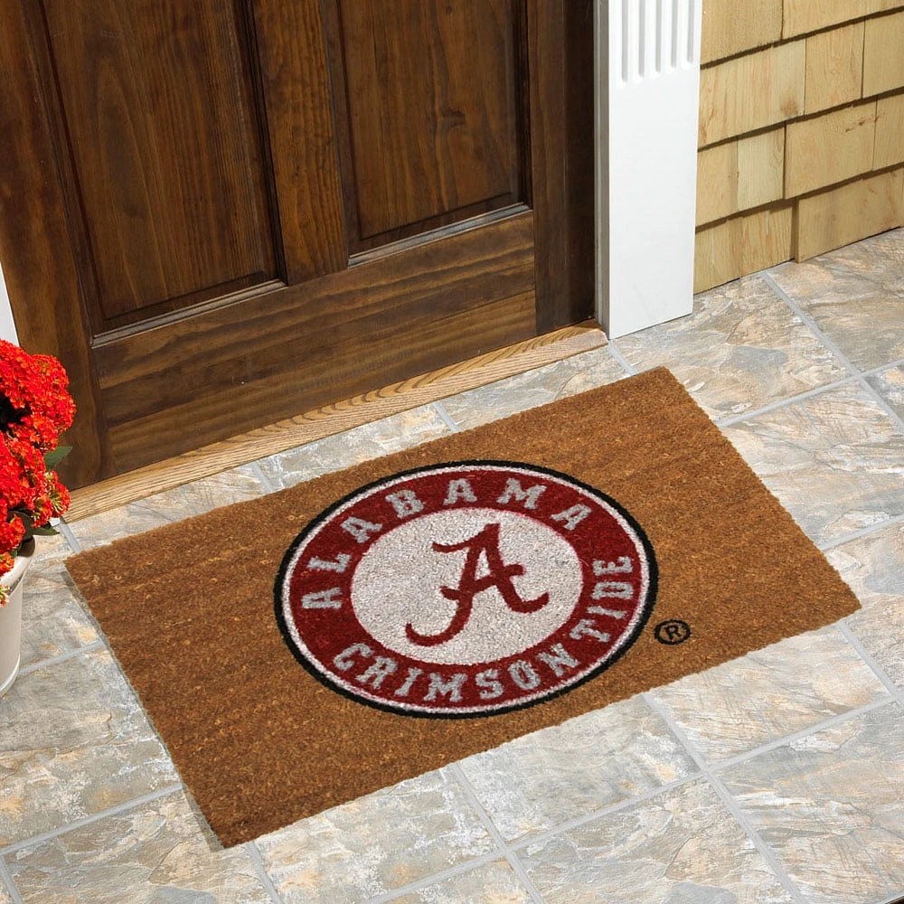 Alabama Crimson Tide Logo 20'' x 30'' Coir Doormat