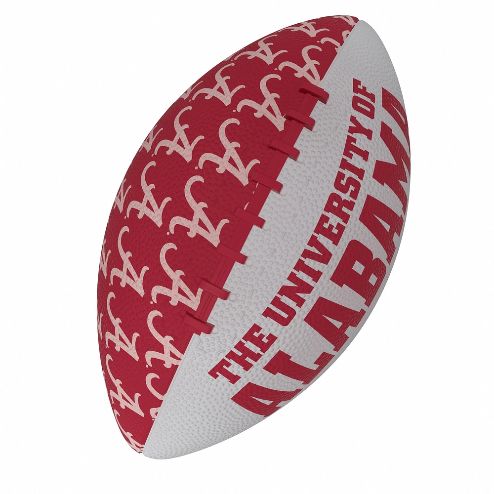 Mini ballon de football en caoutchouc Alabama Crimson Tide