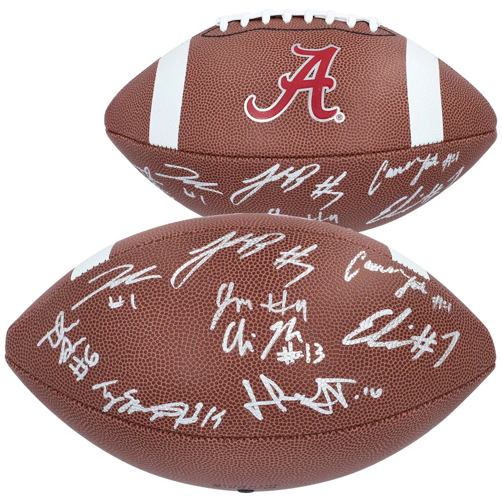 Autographed/Signed Jerry Jeudy Alabama Red College Football