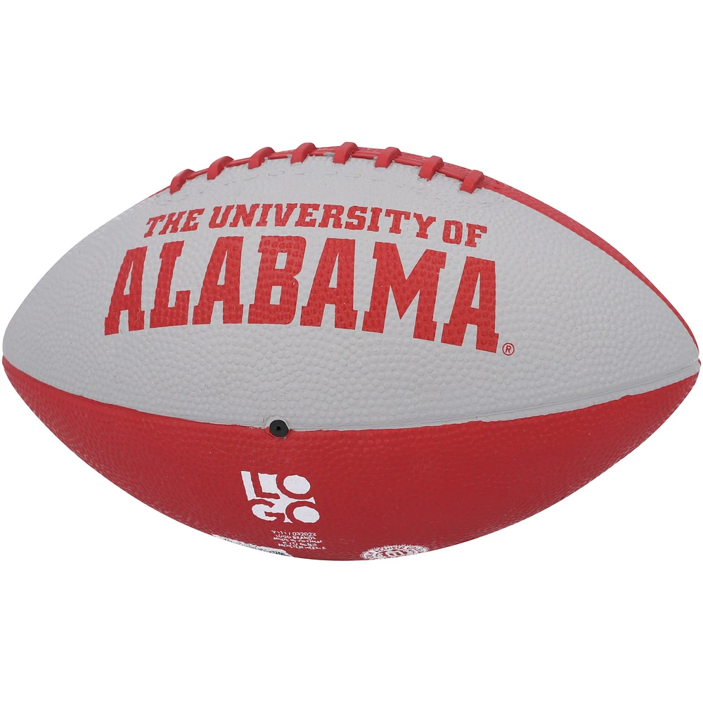 Ballon de football junior avec logo Alabama Crimson Tide Pinwheel