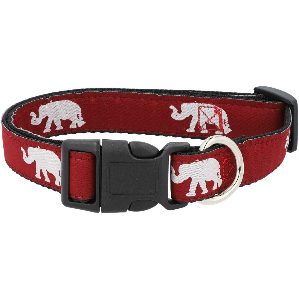 Alabama Crimson Tide Team 1" Regular Dog Collar