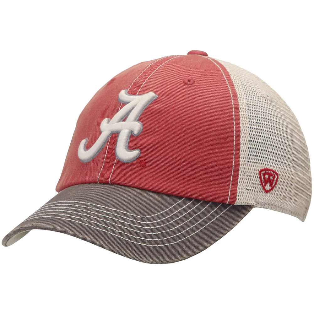 Alabama Crimson Tide Top of the World Offroad Trucker Adjustable Hat - Crimson