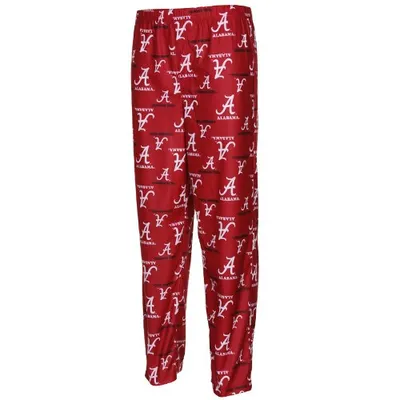Alabama Crimson Tide Youth Team Logo Flannel Pajama Pants