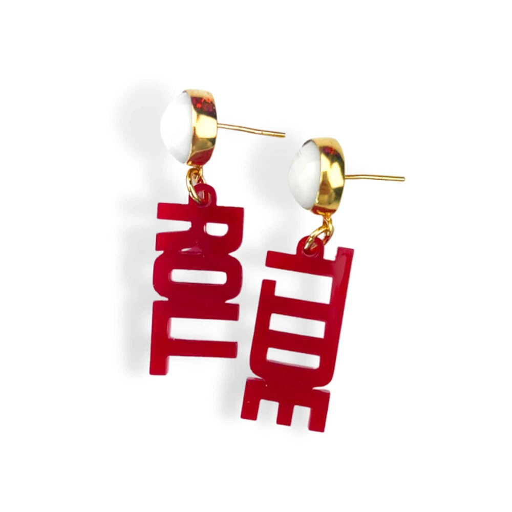 Brianna Cannon Alabama Crimson Tide Mini boucles d'oreilles mot