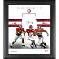 Derrick Henry Alabama Crimson Tide Deluxe Framed Autographed Nike Crimson  Jersey