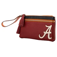 Dooney & Bourke Alabama Crimson Tide Infield Bracelet à double fermeture éclair