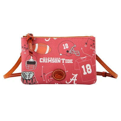 Dooney & Bourke Alabama Crimson Tide Top Zip Crossbody Purse