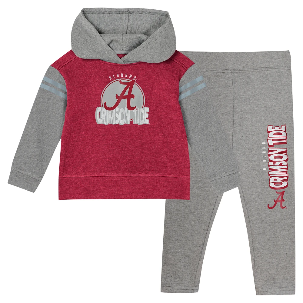 Ensemble sweat à capuche et legging Alabama Crimson Tide Clubhouse pour filles