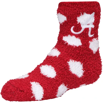 Girls Youth ZooZatz Alabama Crimson Tide Fuzzy Ankle Socks