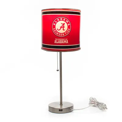 Alabama Crimson Tide Imperial Chrome Desk Lamp