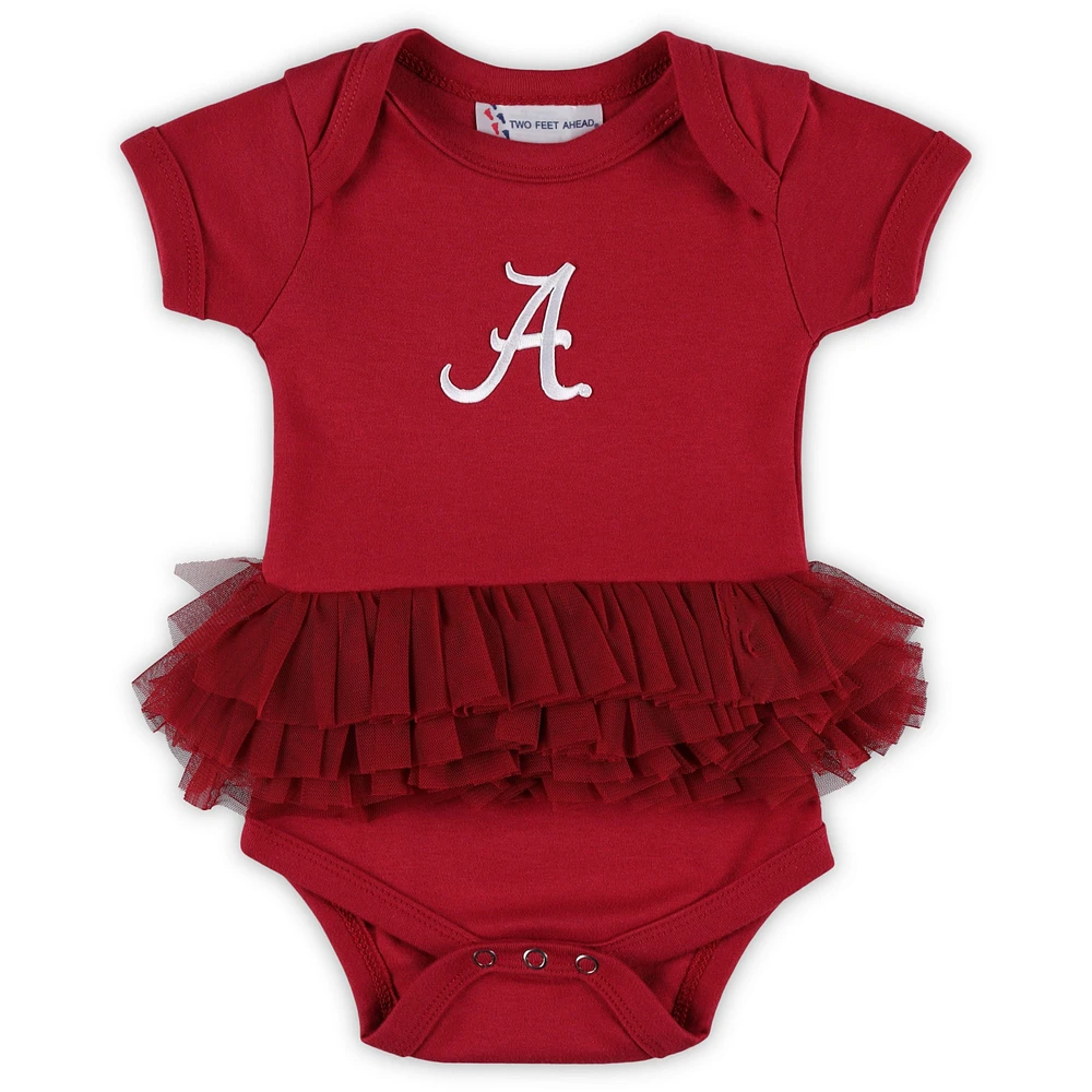 Body tutu Crimson Tide pour bébé et nouveau-né Two Feet Ahead Alabama