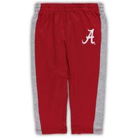 Infant Crimson/Gray Alabama Crimson Tide Little Kicker Long Sleeve Bodysuit and Sweatpants Set