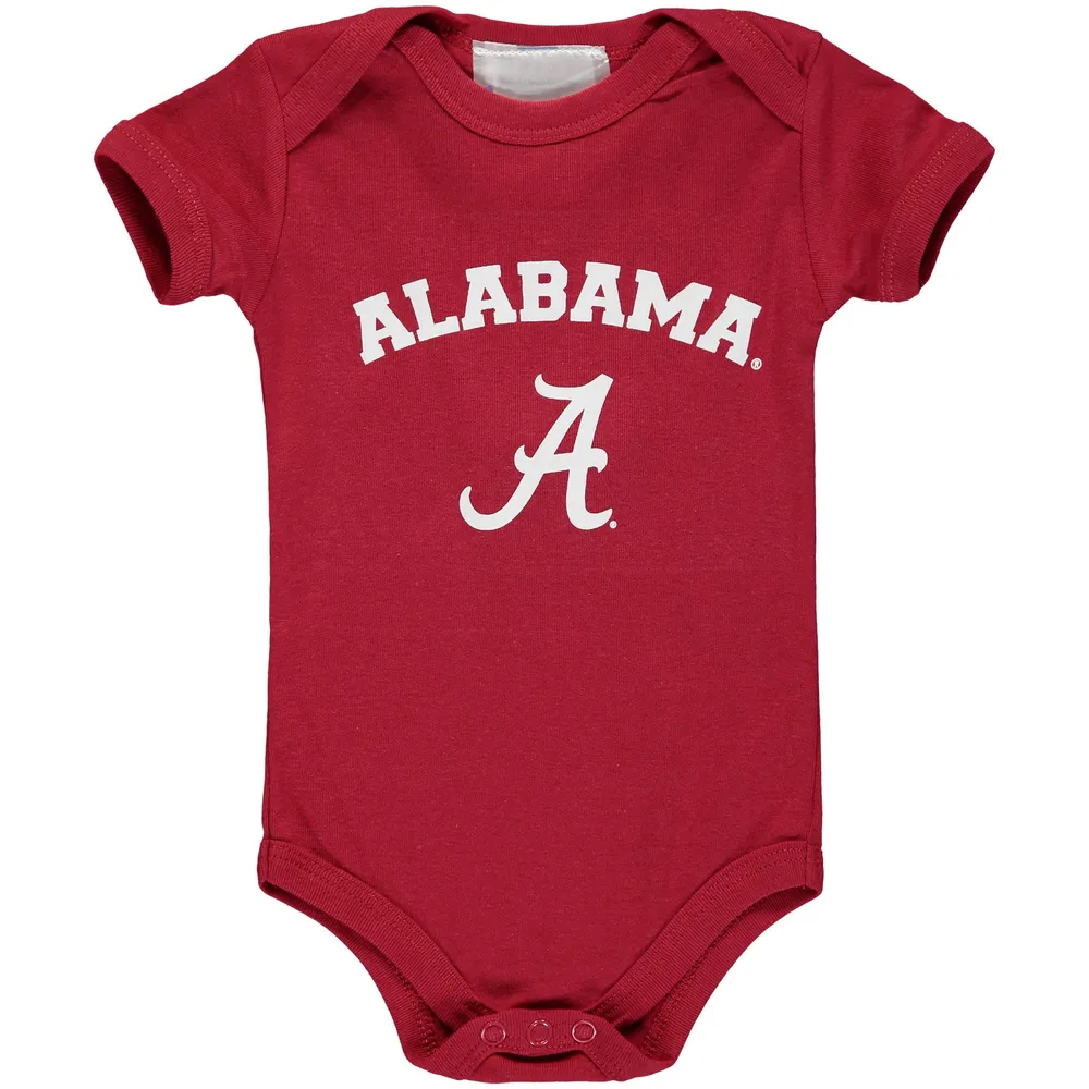 Infant Crimson Alabama Tide Arch Logo Body