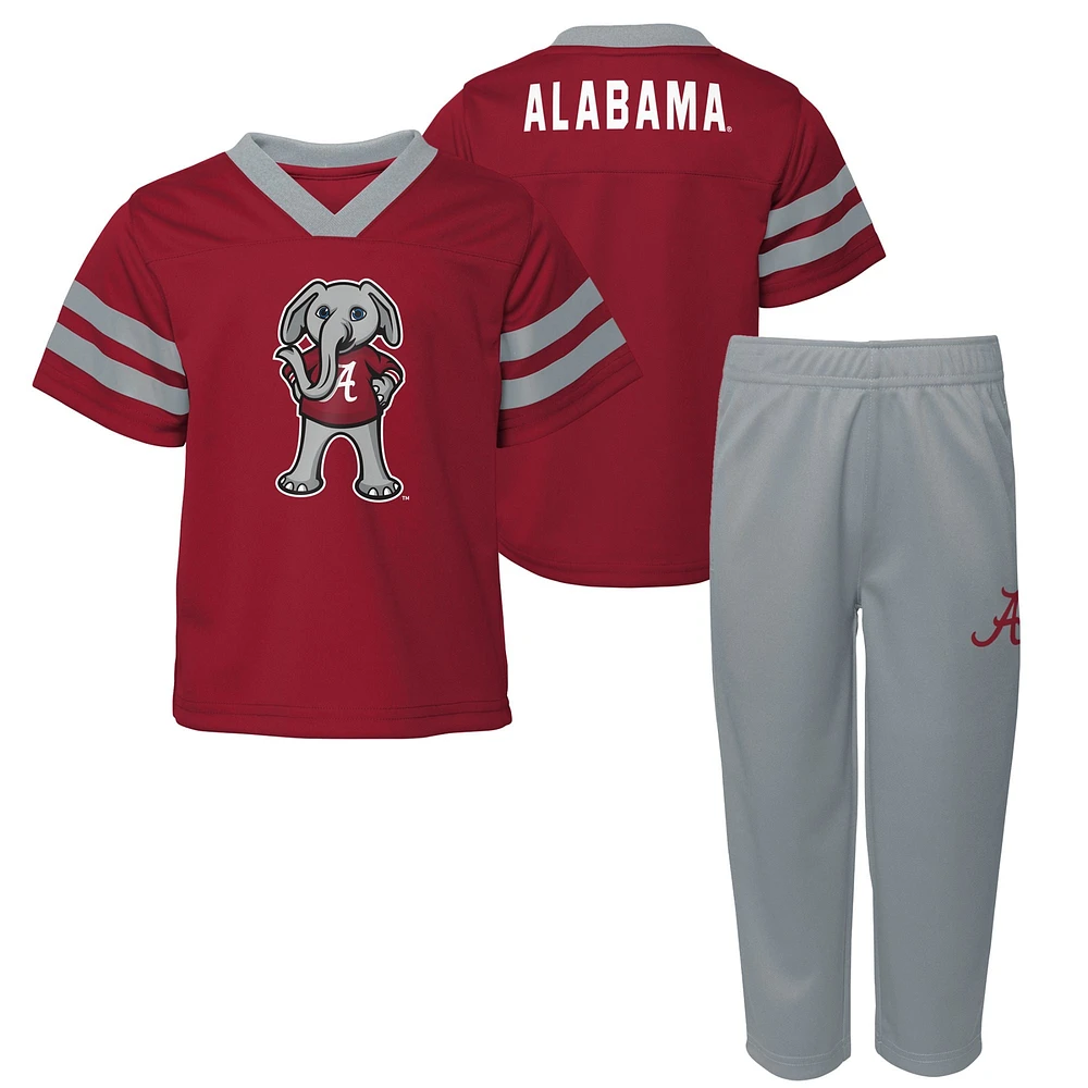 Infant Crimson Alabama Tide Ensemble deux pièces maillot et pantalon Red Zone