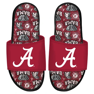 ISlide Alabama Crimson Tide Team Pattern Gel Slide Sandals