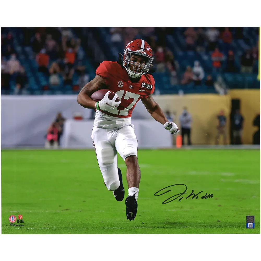 Jaylen Waddle Alabama Crimson Tide Autographed Crimson Nike Game