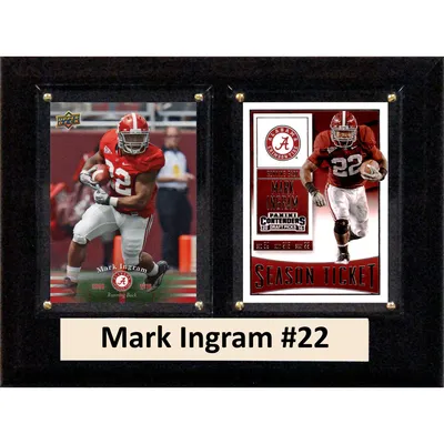 Derrick Henry & DeVonta Smith & Mark Ingram Alabama Crimson Tide Autographed  16 x 20 Photograph with Heisman Inscriptions