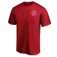 Men's Fanatics  Crimson Alabama Tide Big & Tall Fast Break 2 Hit T-Shirt