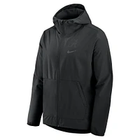 Men's Nike  Black Alabama Crimson Tide Performance Full-Zip Woven Jacket