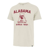 Men's '47 Cream Alabama Crimson Tide Duster Franklin T-Shirt
