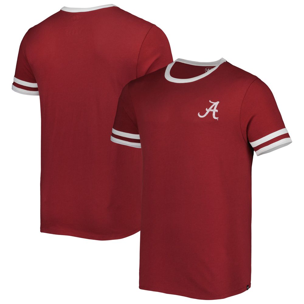 Men's '47 Crimson Alabama Tide Otis Ringer T-Shirt