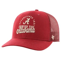 Casquette ajustable Pitstop Trucker Alabama Crimson Tide 47 pour homme