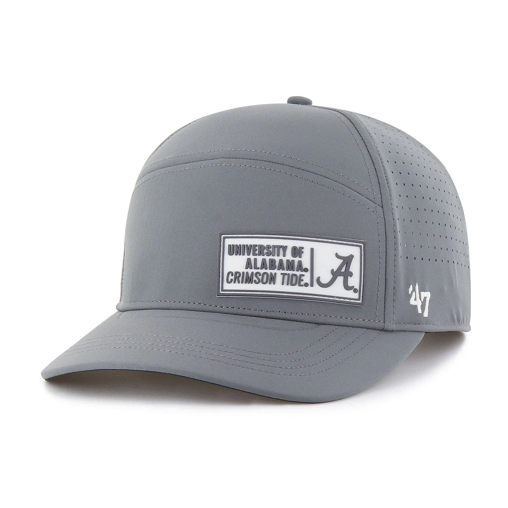 Casquette ajustable grise Alabama Crimson Tide Cypher Midfield pour homme, modèle 47